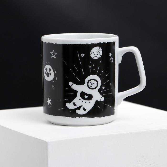 Кружка с ложкой "Папа, ты мой герой", 300 мл