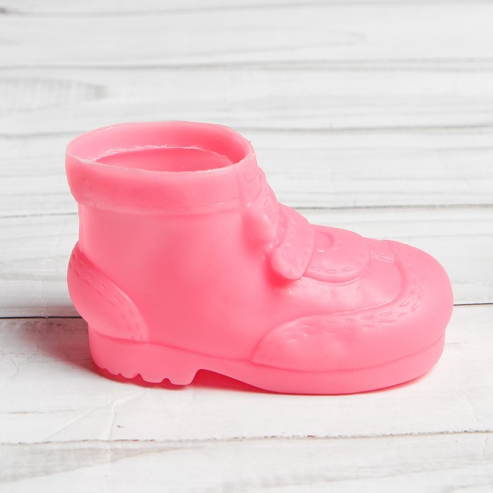 Ботинки для куклы "Липучки", длина подошвы 7,5 см, 1 пара, цвет розовый