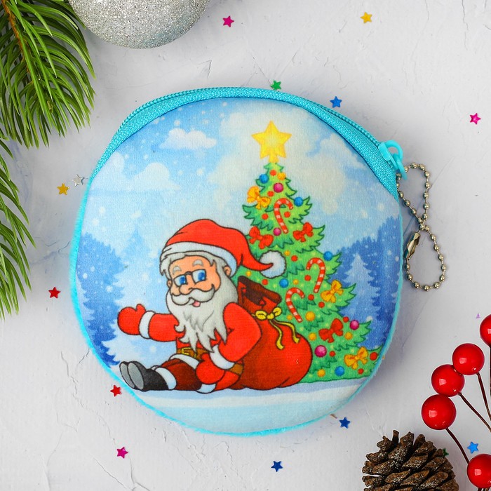 Мягкий кошелёк "Дед Мороз"