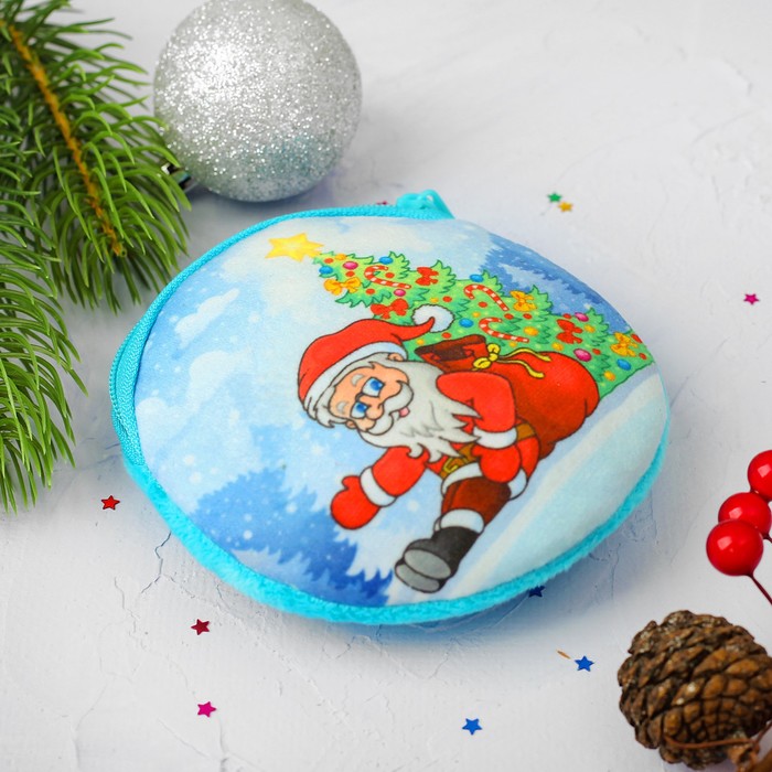 Мягкий кошелёк "Дед Мороз"