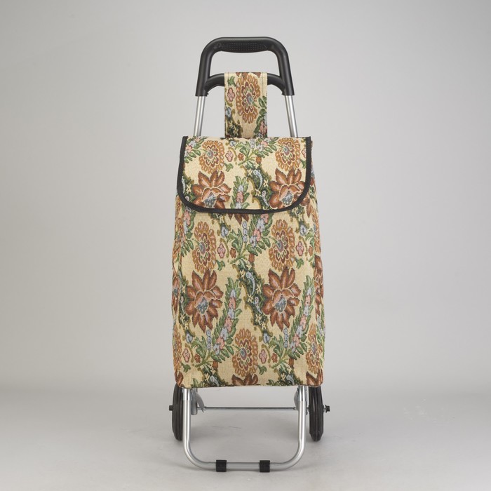 Сумка хозяйственная на тележке, гобелен/орнамент