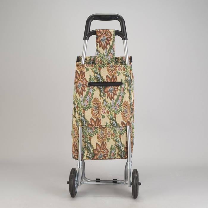 Сумка хозяйственная на тележке, гобелен/орнамент