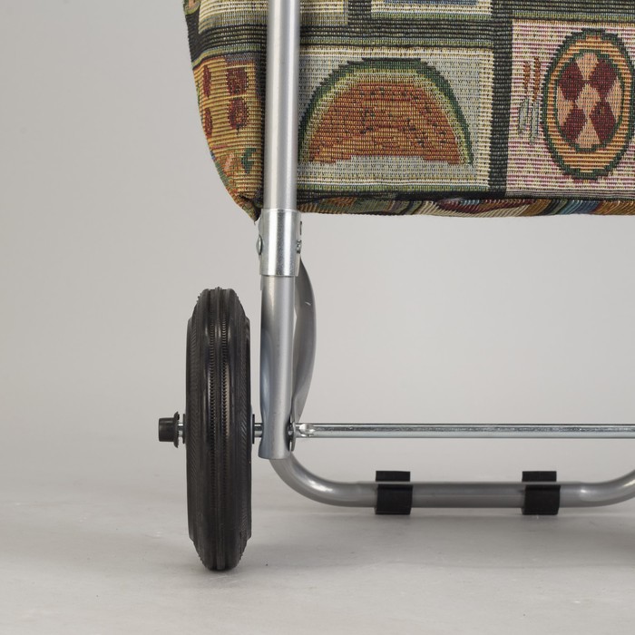 Сумка хозяйственная на тележке, гобелен/орнамент