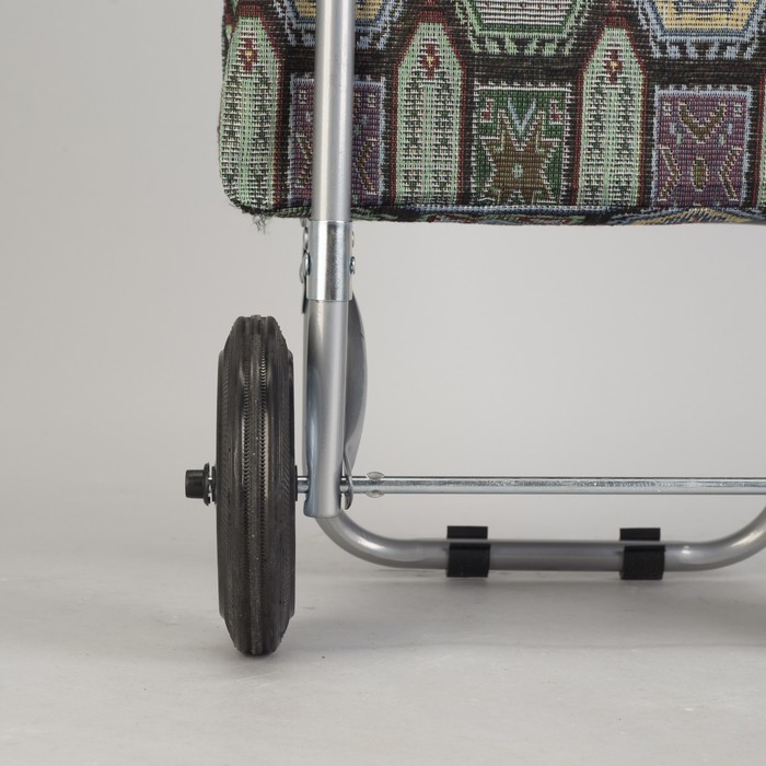 Сумка хозяйственная на тележке, гобелен/орнамент