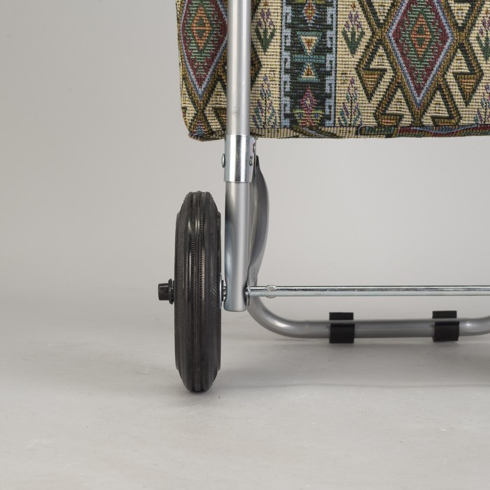 Сумка хозяйственная на тележке, гобелен/орнамент