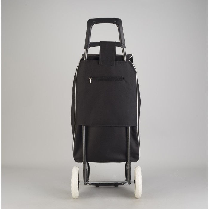 Сумка хозяйственная на тележке "Париж", цвет чёрный