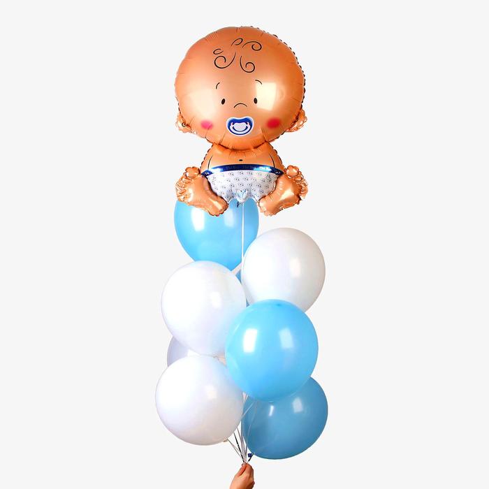 Фонтан из шаров "Сыночек", 8 шт.