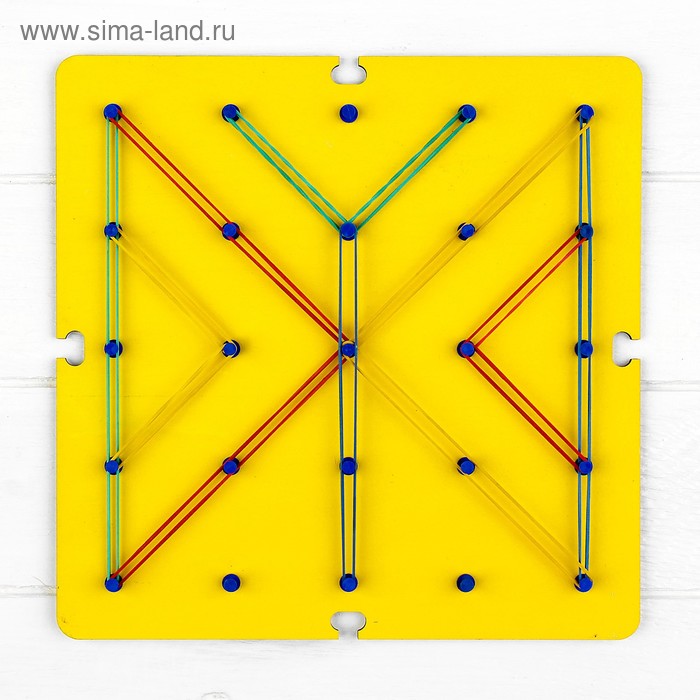 Геоборд «Ассорти» 19 × 19 см геоборд геометрия