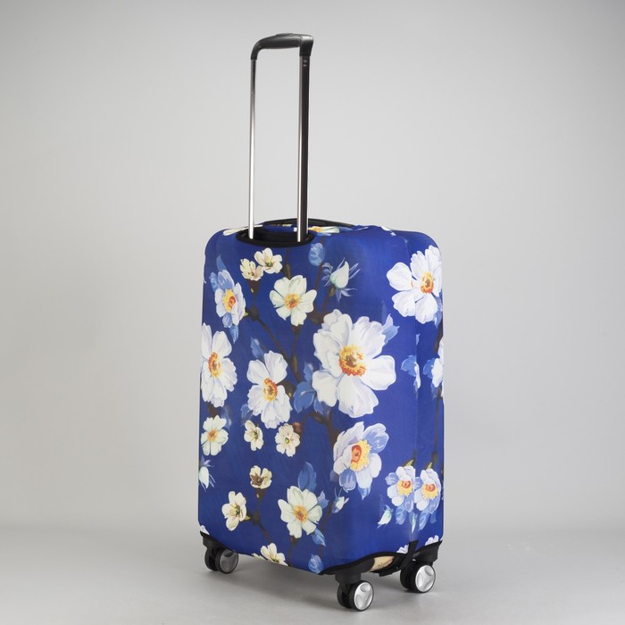 Чехол для чемодана "Сакура", 28", цвет синий