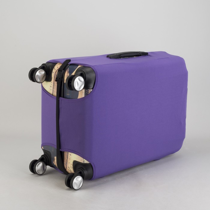 Чехол для чемодана 20", цвет фиолетовый