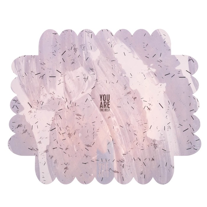 Коробка для кондитерских изделий с PVC крышкой «Ты - лучший», 30 х 40 х 8 см