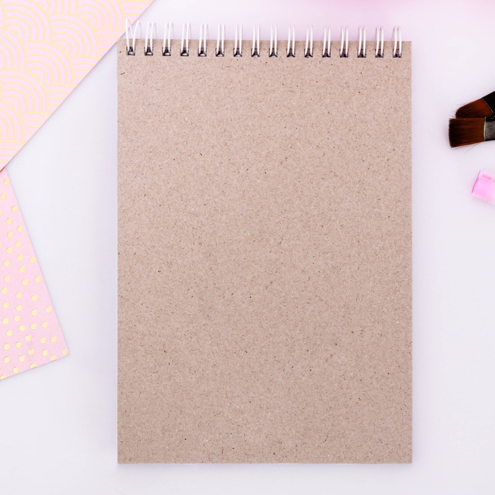 Скетчбук на спирали "Пой под дождем!", А5, 40 листов