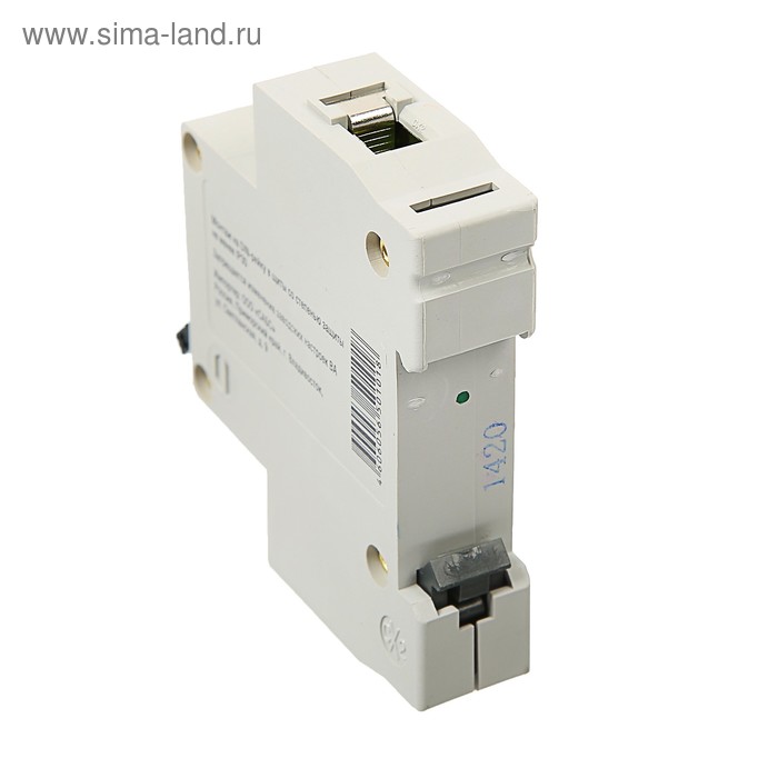 

Выключатель автоматический IEK GENERICA ВА47-29, 1п, 20 А, 4.5 кА, хар-ка С