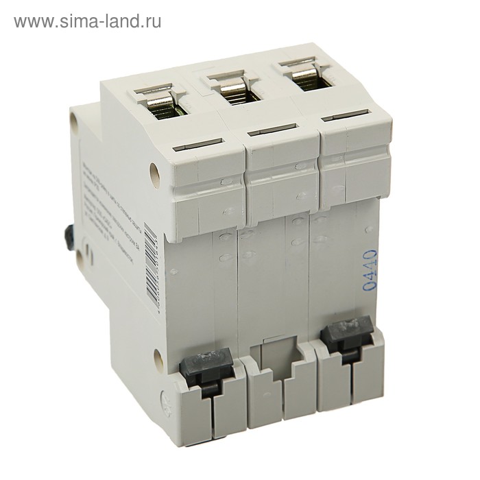 

Выключатель автоматический IEK GENERICA, ВА47-29, 3п, 40 А, 4.5 кА, хар-ка С, MVA25-3-040-C