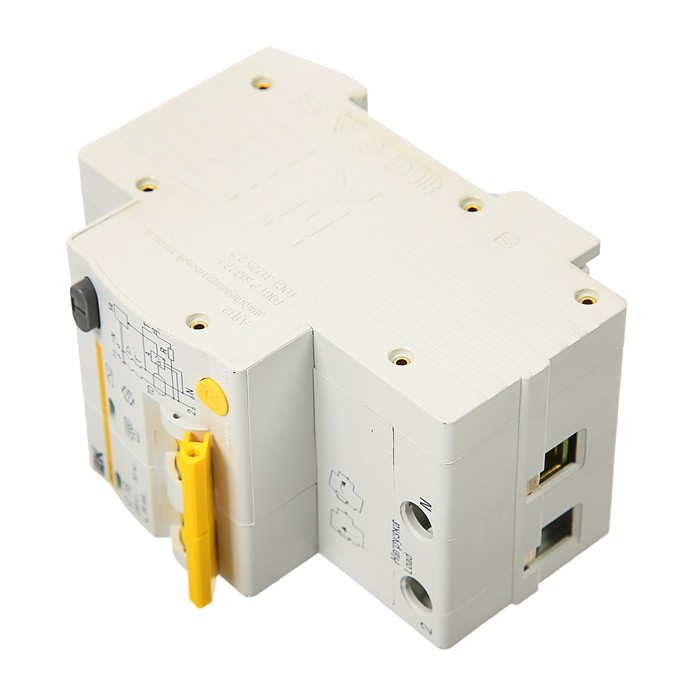 Дифференциальный автомат IEK, АД-12, 2п, 16 А, характеристика С, 30 мА, 4.5 кА, MAD10-2-016- 37425