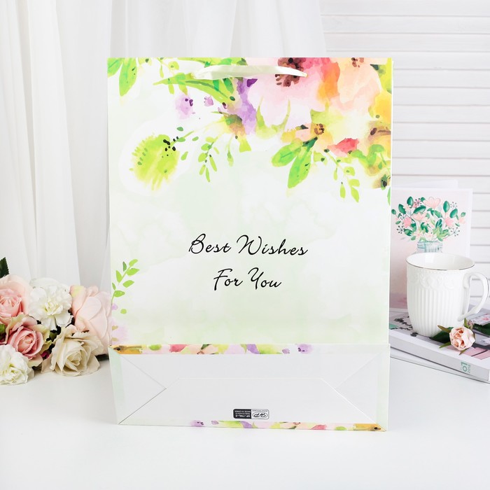 Пакет подарочный люкс, 26 х 10 х 32 см