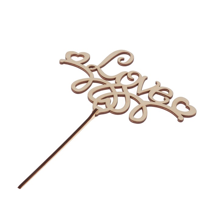 Топпер "Love" 18x11,5 см