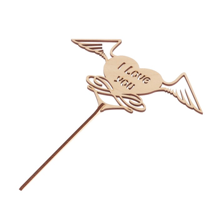 Топпер "Я Тебя" 18x10 см