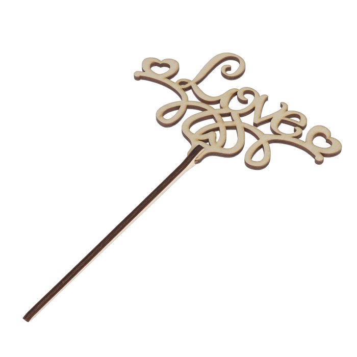 Топпер "Love" 12x7,8 см