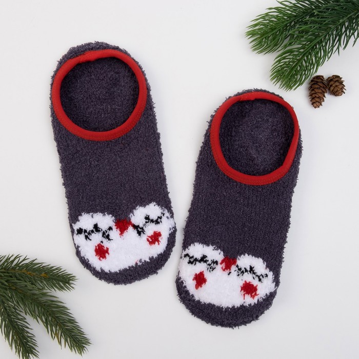 Носки женские укороченные со стоперами KAFTAN "Пингвин", 23-25 см, 100% п/э