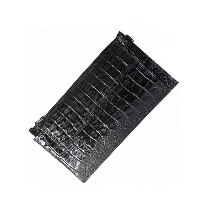 Cумка для документов муж., размер 12,5х21,5 см, н/к, чёрный кайман