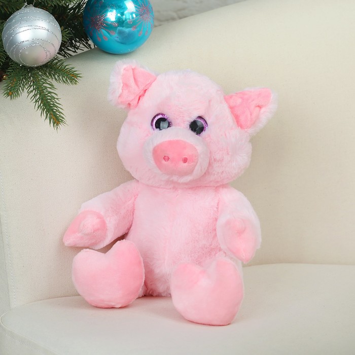 Мягкая игрушка "Свинюшка большие глазки", 23 см