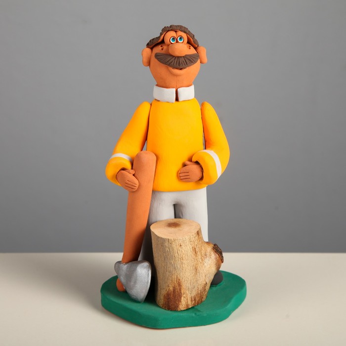 Статуэтка "Лесоруб" микс