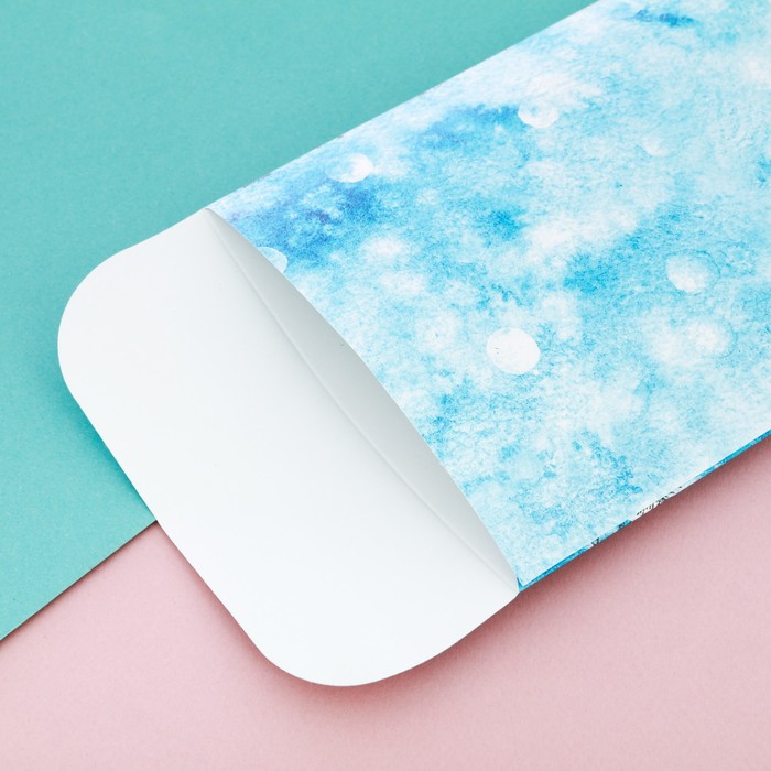 Пакетик подарочный «С Новым счастьем» , 13 х 28,9 см