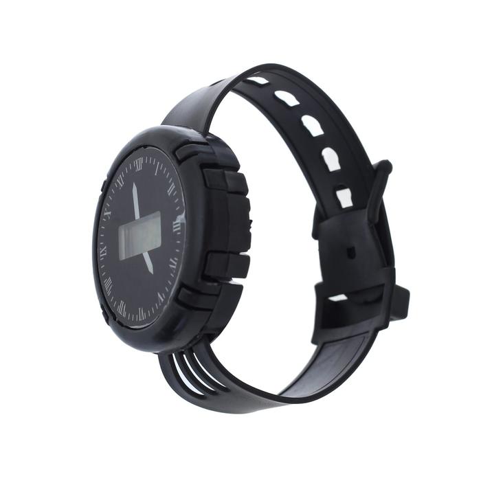 Часы наручные дет. электронные, круглые, с силик ремешком, римские цифры, микс, 22 см