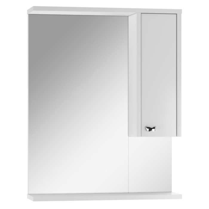 шкаф зеркало 3d 50 эл правый домино Зеркало шкаф для ванной комнаты Домино Лайт Блик 55, правый