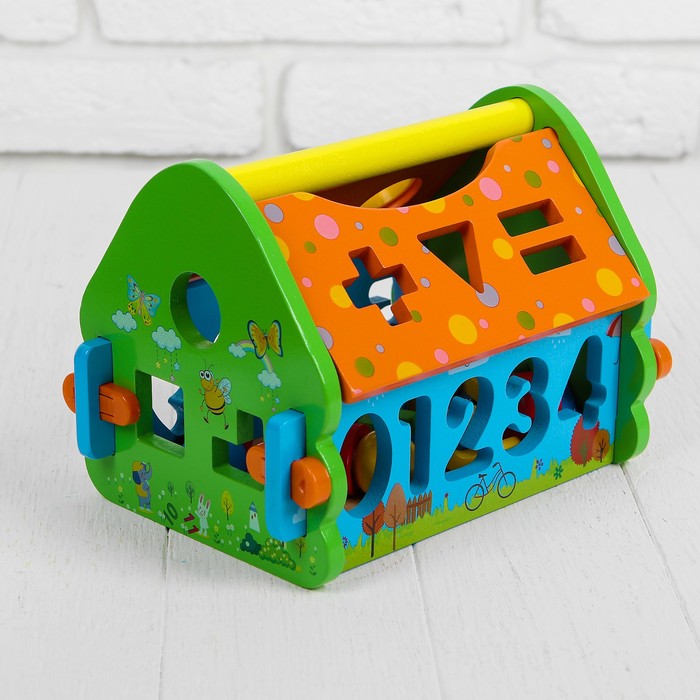 Сортер "Домик", со стучалкой