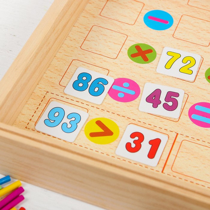 Набор для изучения цифр и счёта, с игрой-бродилкой