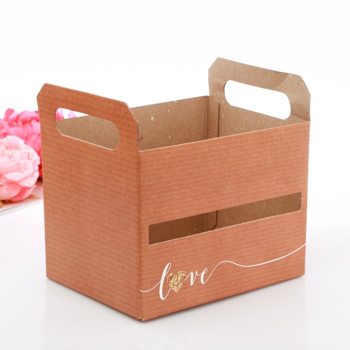 Коробка‒ящик Love, 19,3 х 14,5 х 15 см