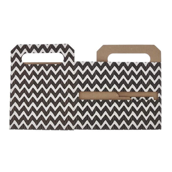Коробка‒ящик «Зигзаг», 19,3 х 14,5 х 15 см
