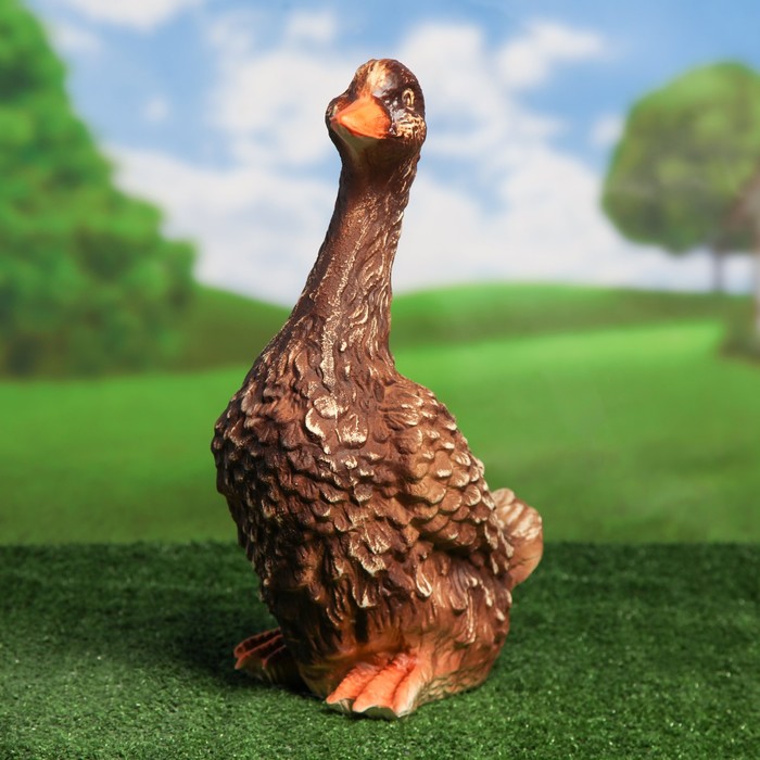 Садовая фигура "Гусь" шамот