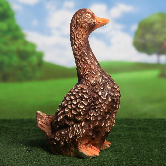 Садовая фигура "Гусь" шамот