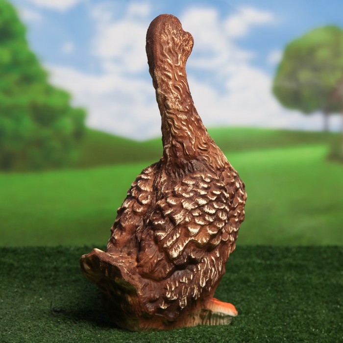 Садовая фигура "Гусь" шамот