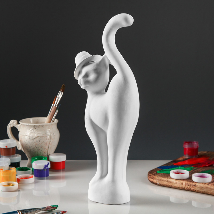 Копилка "Кошка в шляпе" под роспись