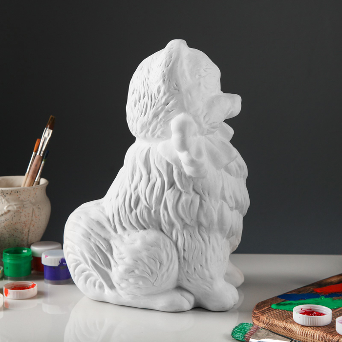 Копилка "Собака Шпиц" под роспись