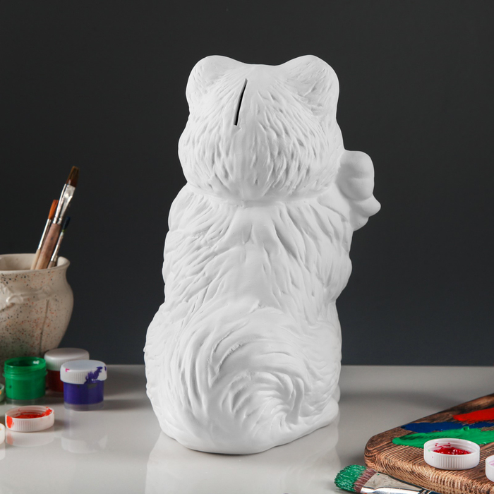 Копилка "Собака Шпиц" под роспись