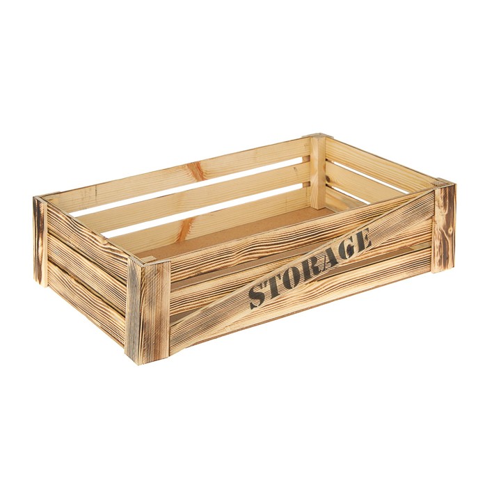 Набор интерьерных ящиков "Storage" 3в1, 50 х 30 х 12 см, экзотик