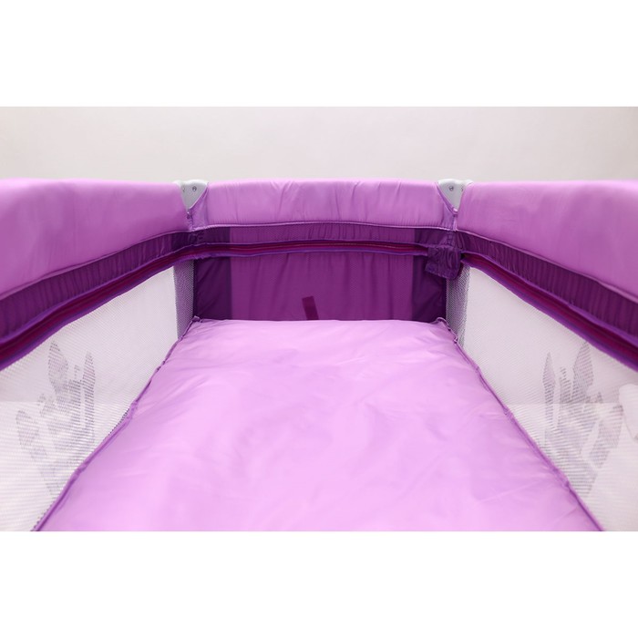 Манеж детский MY CASTLE, цвет фиолетовый/розовый