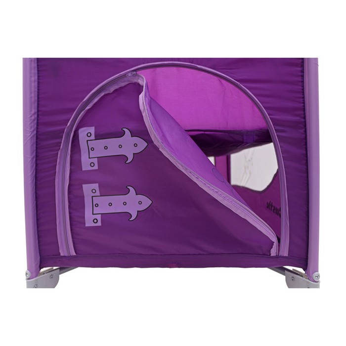 Манеж детский MY CASTLE, цвет фиолетовый/розовый