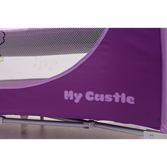 Манеж детский MY CASTLE, цвет фиолетовый/розовый