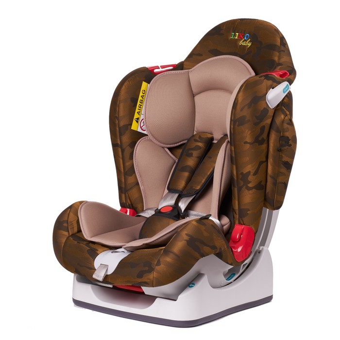 Автокресло LB 510, группа 0+/1/2, цвет Коричневый/Камуфляж