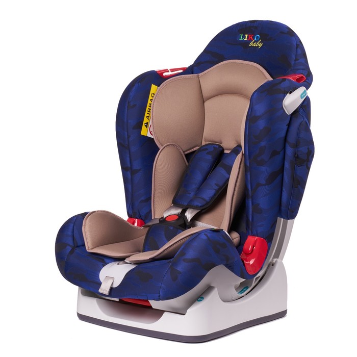 Автокресло LB 510, группа 0+/1/2, цвет Синий/Камуфляж