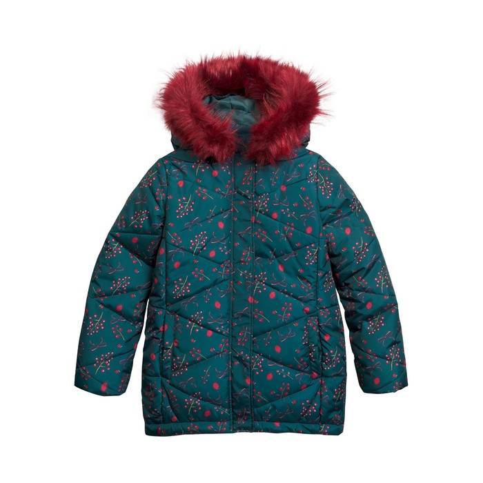 Куртка для девочки, рост 140 см, цвет изумрудный