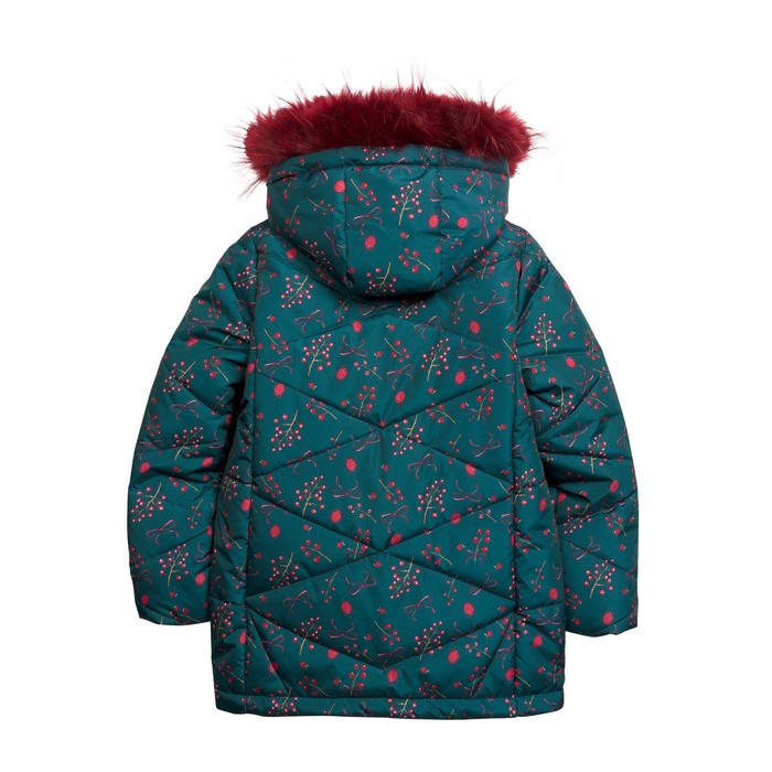 Куртка для девочки, рост 146 см, цвет изумрудный