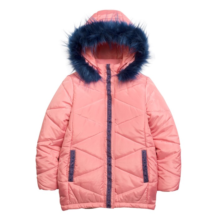 Куртка для девочки, рост 128 см, цвет розовый