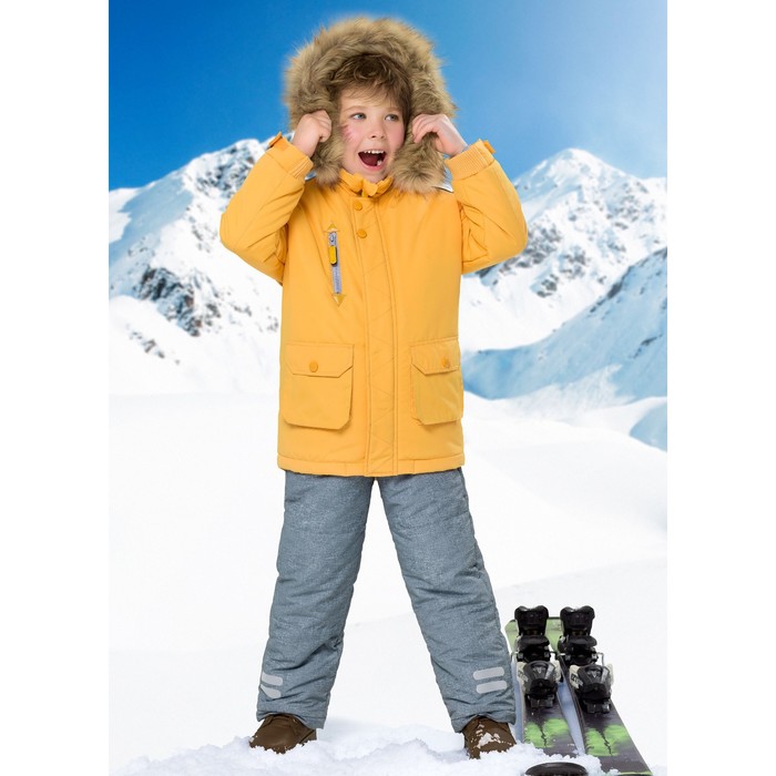 Комбинезон для мальчика, рост 98 см, цвет серый